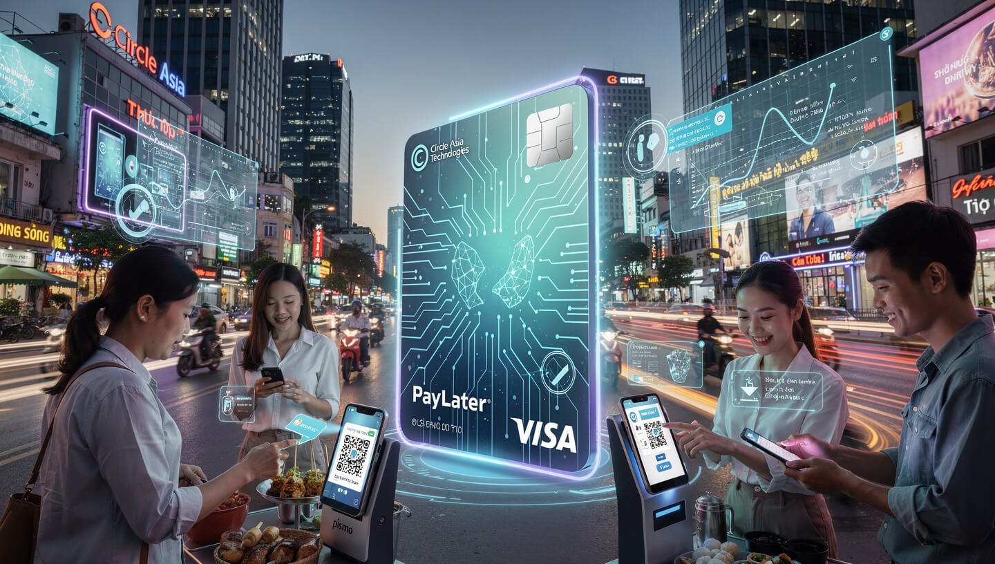 ورود کارت اعتباری هوشمند PayLater به ویتنام با همکاری Circle Asia، Visa و Pismo